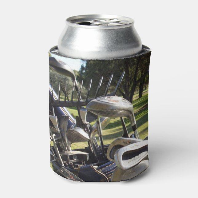 Enfriador De Latas Clubes De Golf Stubby Can Holder. (Lata Anverso)