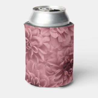 Enfriador De Latas Clúster de flores de Dahlia rosa/malva clara
