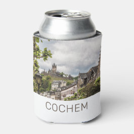 Enfriador De Latas Cochem Moselle Panorama Alemania Souvenir