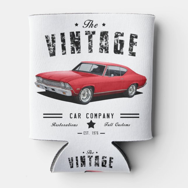 Enfriador De Latas cochevelle de coche vintage (Anverso)