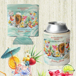 Enfriador De Latas Cócteles de Playa Frutas Tropicales Fiesta de Desp