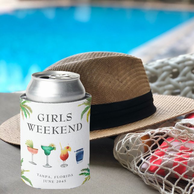 Enfriador De Latas Cócteles tropicales de fin de semana para chicas (Subido por el creador)