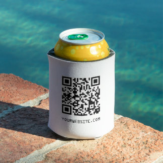 Enfriador De Latas Código QR de personalizable Enlace de su página we