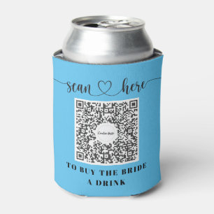 Enfriador De Latas Código QR de Venmo de la Despedida de Soltera Comp