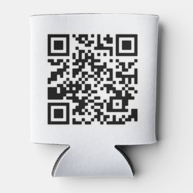 Enfriador De Latas Código Qr RickRoll Gif (Anverso)