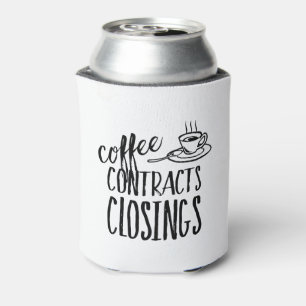 Enfriador De Latas Coffee Contracts Closings Real Estate Agent