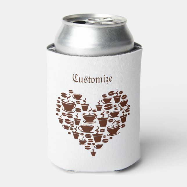 Enfriador De Latas Coffee Lover Heart Thunder_Cove (Lata Anverso)
