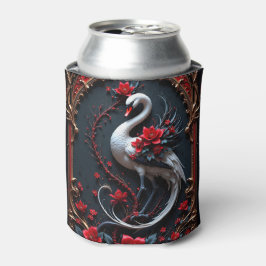 Enfriador De Latas Colección de Boda del Elegante Cisne Blanco