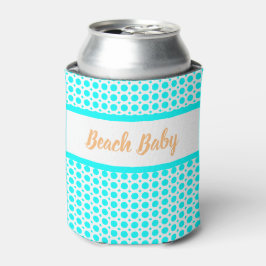 Enfriador De Latas Colección de verano playera blanca acuática de beb