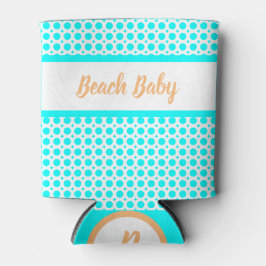 Enfriador De Latas Colección de verano playera blanca acuática de beb