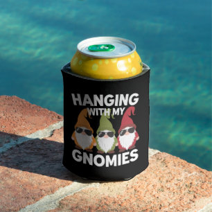 Enfriador De Latas Colgando Con Mis Gnomos Jardín Divertido Gnomo