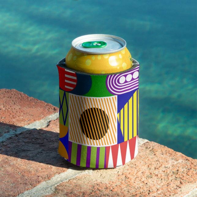Enfriador De Latas Collage de forma de Bauhaus (Piscina in situ)