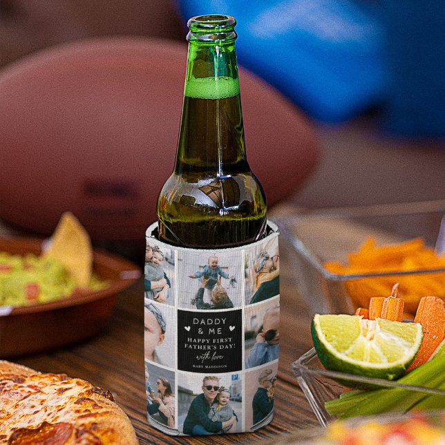 Enfriador De Latas Collage de fotos 'Papi y yo' lindo Día del Padre (Subido por el creador)