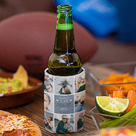 Enfriador De Latas Collage de fotos 'Papi y yo' lindo, primer padre