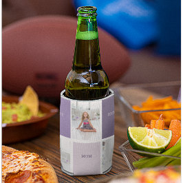 Enfriador De Latas Collage Photo Purple Mejor Regalo De Mamá Nunca