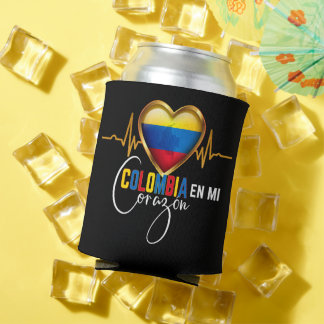 Enfriador De Latas Colombia en mi Corazón Orgullo Colombiano