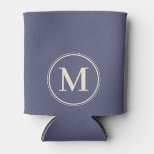 Enfriador De Latas Color brisa lavanda sólida Monogram
