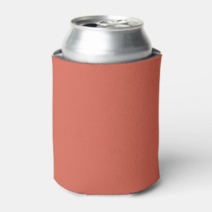 Enfriador De Latas Color sólido Damask Rojo