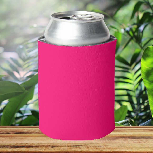 Enfriador De Latas Color sólido de frambuesa intenso (Subido por el creador)
