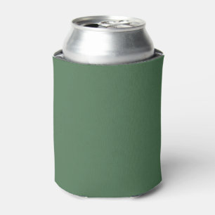 Enfriador De Latas Color sólido liso Moss Verde
