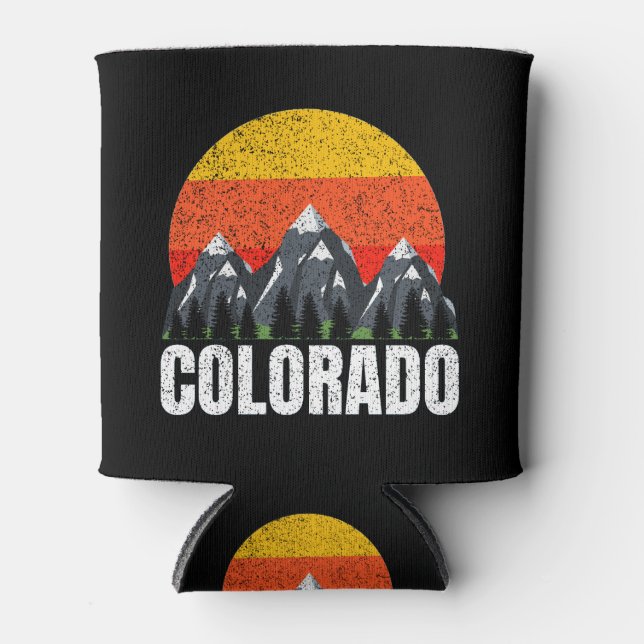 Enfriador De Latas Colorado Retro Sunset (Anverso)
