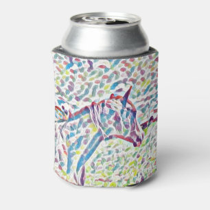 Enfriador De Latas Colores De Caballo De Vida, Refrigerador de bebida