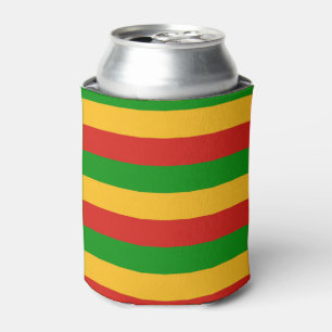 Enfriador De Latas COLORES DE LA BANDERA DE RASTAFARI + sus ideas