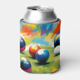 Enfriador De Latas Colores de los bolos de césped,