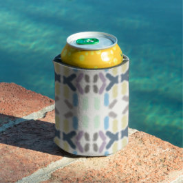 Enfriador De Latas Colores pastel de acuarela salada sobre blanco nub