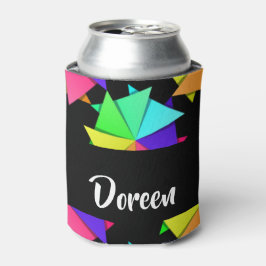 Enfriador De Latas Colorful folded paper pattern