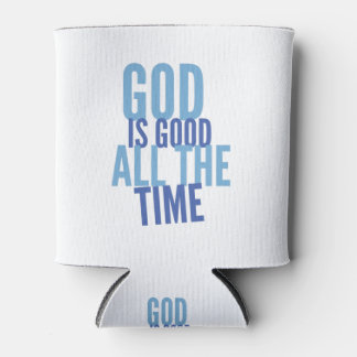 Enfriador De Latas Colorful God Is Good All The Time - Christian