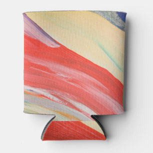 Enfriador De Latas Colorido acrílico: Fragmento texturado de madera