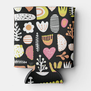 Enfriador De Latas Colorido y abstracto patrón sin fisuras.