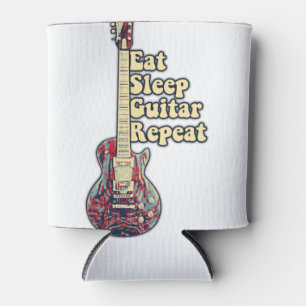Enfriador De Latas Coma guitarra del sueño repetida. guitarra de colo
