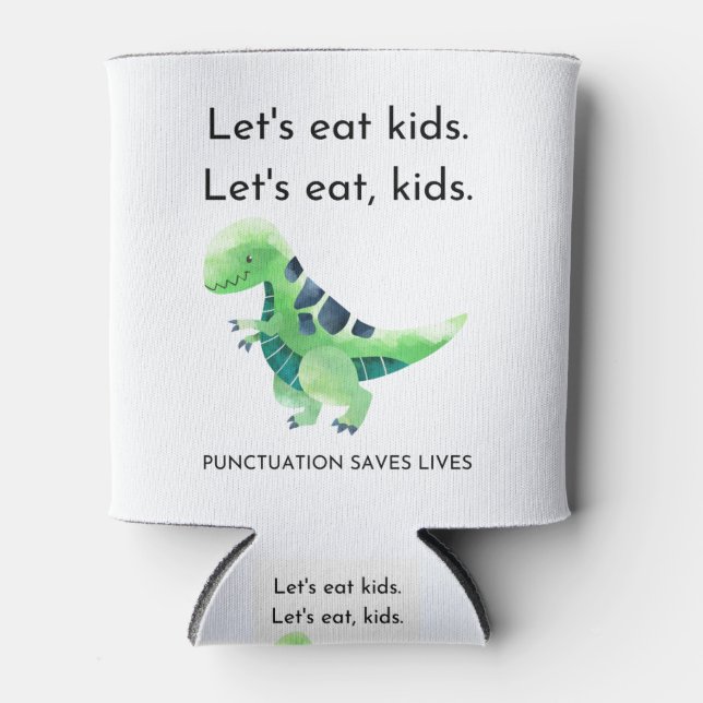 Enfriador De Latas Comamos niños. Comamos, niños. (Anverso)