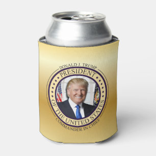 ENFRIADOR DE LATAS COMANDANTE EN JEFE GOLD PRESIDENTIAL DE DONALD