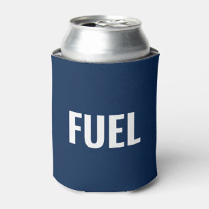 Enfriador De Latas Combustible azul marino blanco minimalista genial
