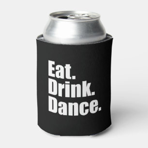 Enfriador De Latas Come. Bebe. Baila. Boda