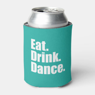 Enfriador De Latas Come. Bebe. Baila.   Boda