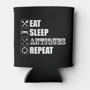 Enfriador De Latas Come. Duerme. Antigüedades. Repite