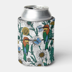 Enfriador De Latas Comedores de abejas, mariposas azules y maricas en
