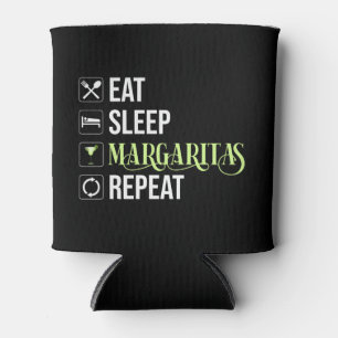 Enfriador De Latas Comer Sleep Margaritas Repetir