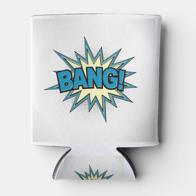 Enfriador De Latas ¡Cómic Book BANG! (Anverso)