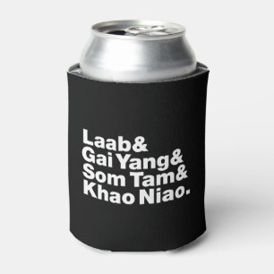 Enfriador De Latas Comida callejera tailandesa de Isaan