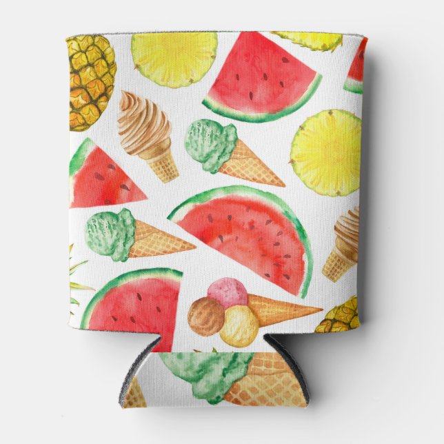 Enfriador De Latas Comida de verano: helado de sandía (Anverso)