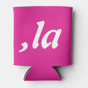 Enfriador De Latas Comma La Kamala Harris - diseño de texto personali