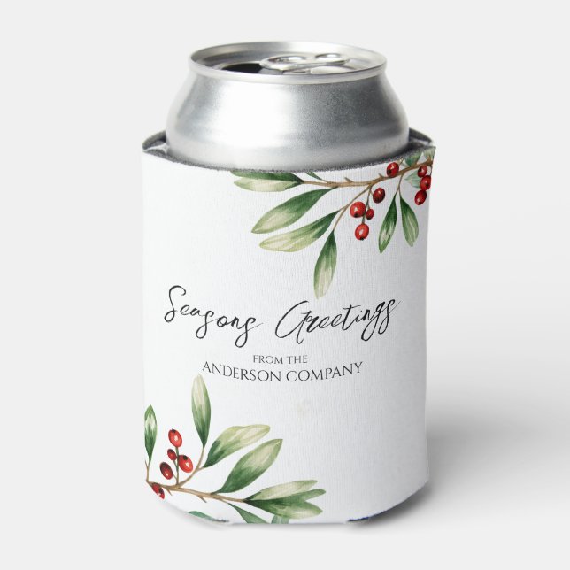 Enfriador De Latas Company Holiday Party  (Lata Anverso)