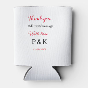 Enfriador De Latas Con amor agregar carta de nombre de pareja gracias