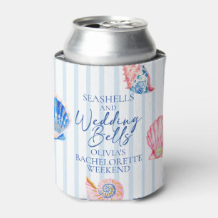 Enfriador De Latas Conchas marinas y campanas de boda Despedida de so