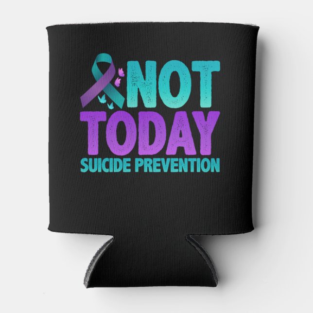 Enfriador De Latas Conciencia sobre la prevención del suicidio (Anverso)
